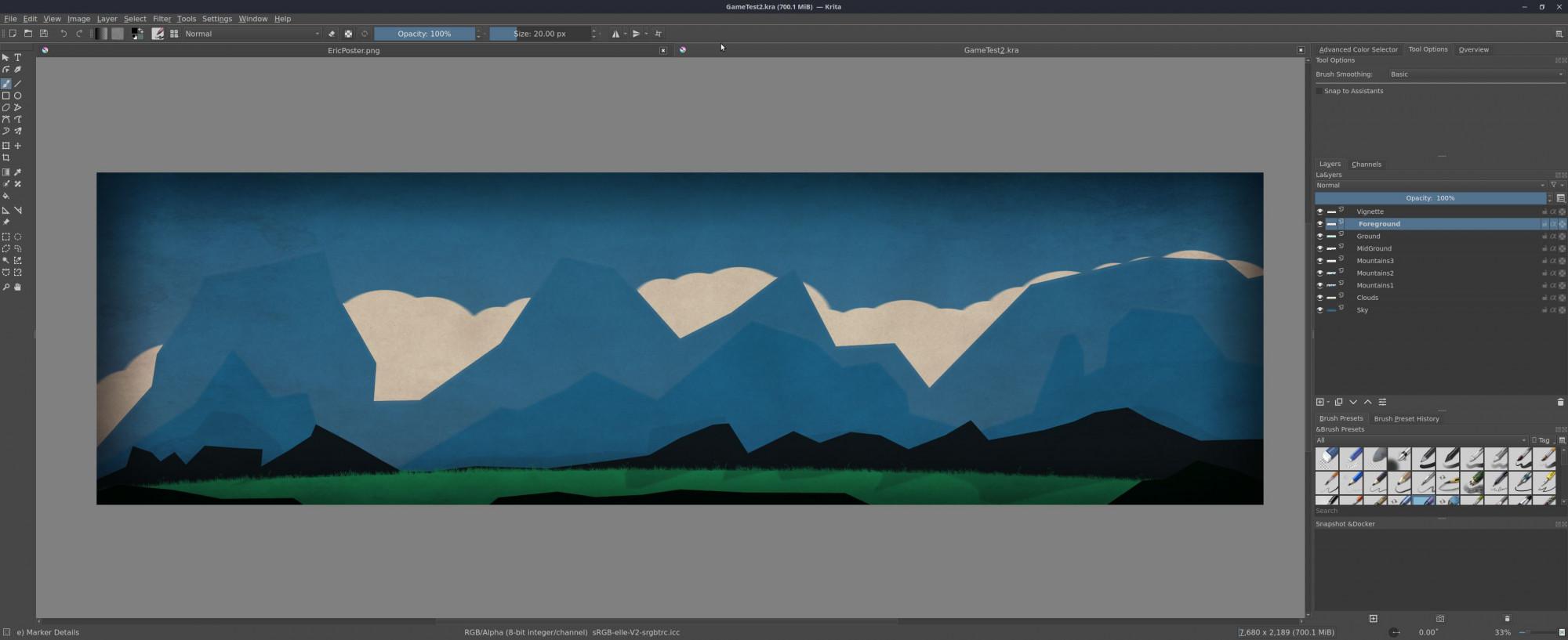 Eric the Egg: Krita Artwork